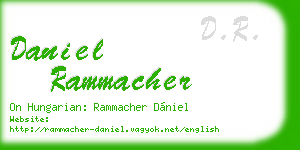 daniel rammacher business card